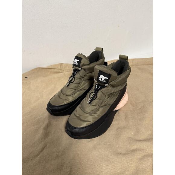 Sorel Shoes Womens Size 7.5 Waterproof NL4439-365 Puff Quilted Zip Winter Boot - Picture 2 of 11